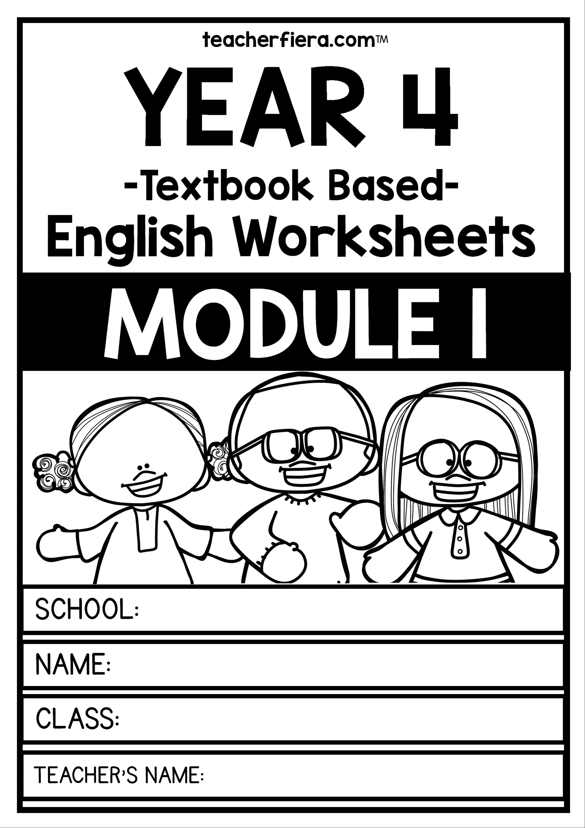 YEAR 4 (2020) SUPPORTING MATERIALS BASED ON THE MAIN TEXTBOOK (MODULE 1