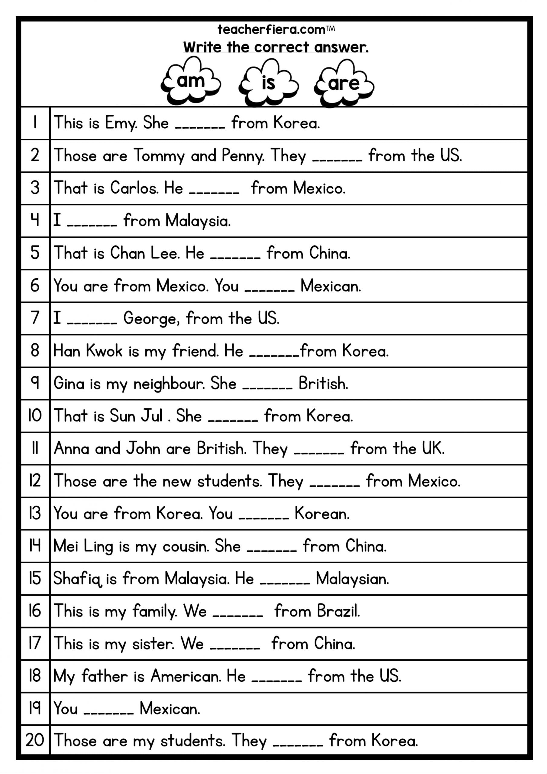 Year 4 English Worksheets Kssr