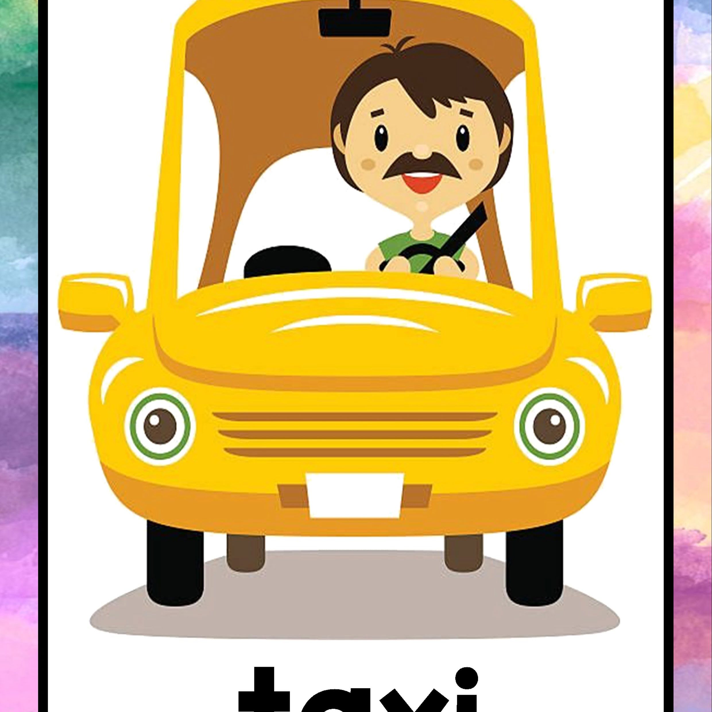 Водитель такси детям