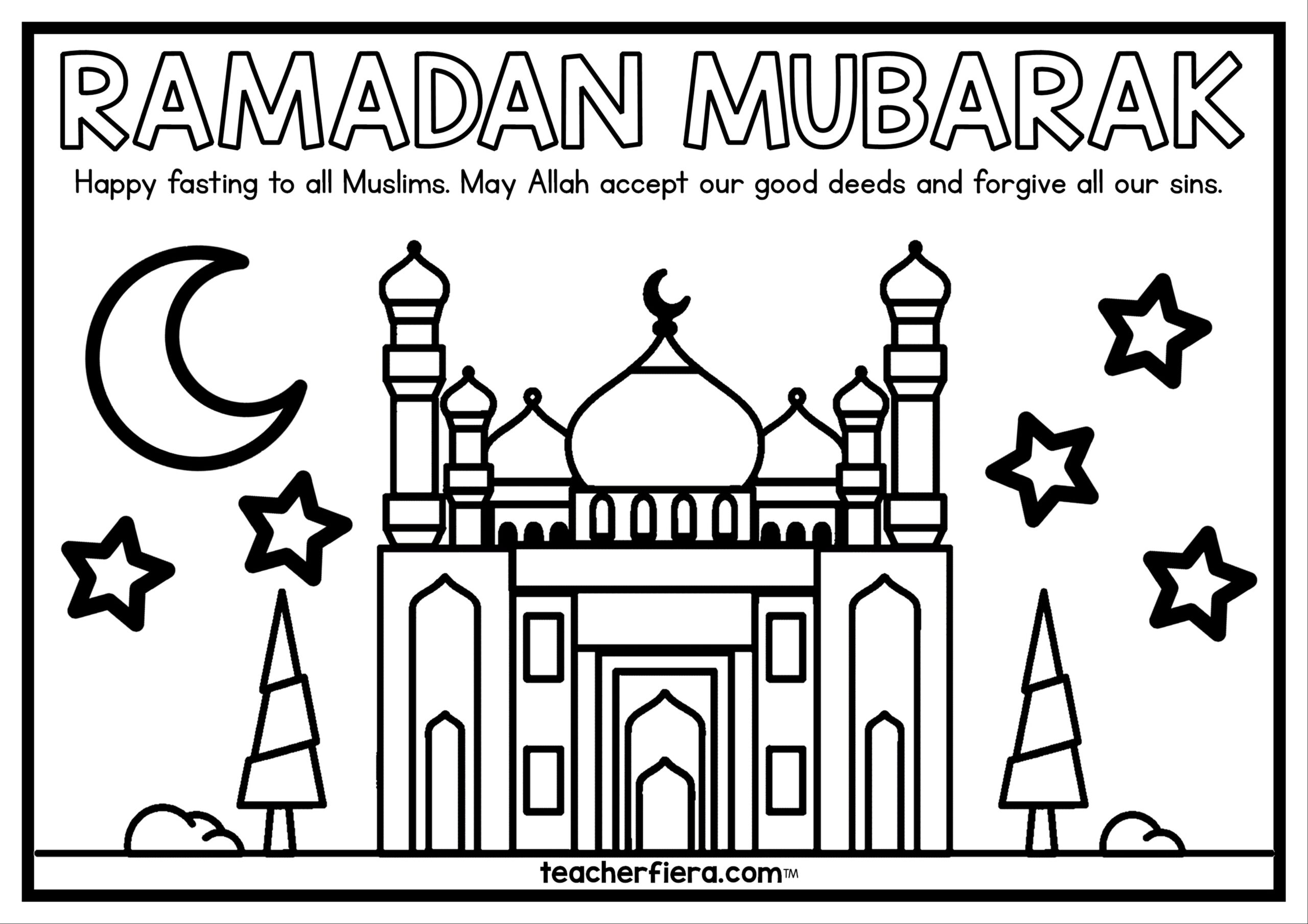 Ramadan Colouring Sheets